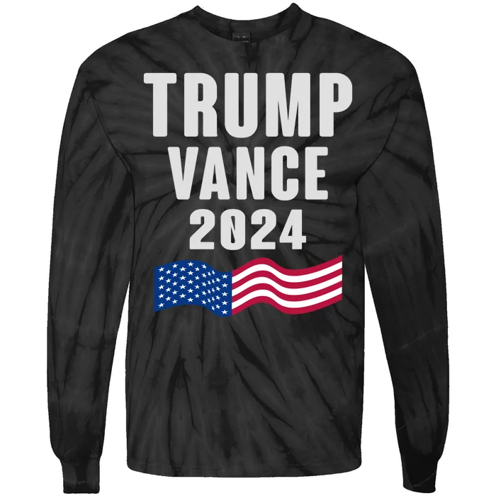 Trump Vance 2024 Tie-Dye Long Sleeve Shirt