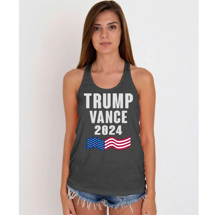 Trump Vance 2024 Women's Knotted Racerback Tank