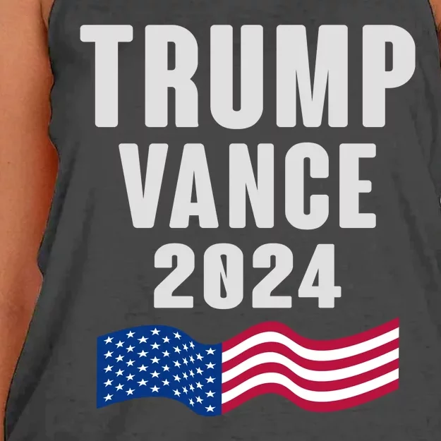 Trump Vance 2024 Women's Knotted Racerback Tank