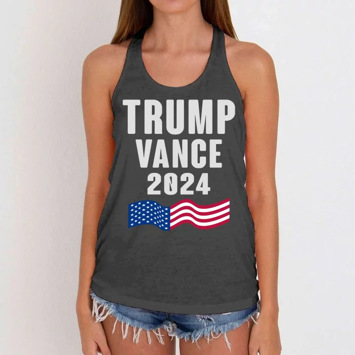 Trump Vance 2024 Women's Knotted Racerback Tank