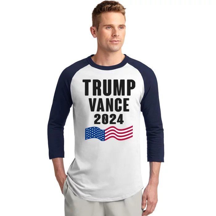 Trump Vance 2024 Baseball Sleeve Shirt