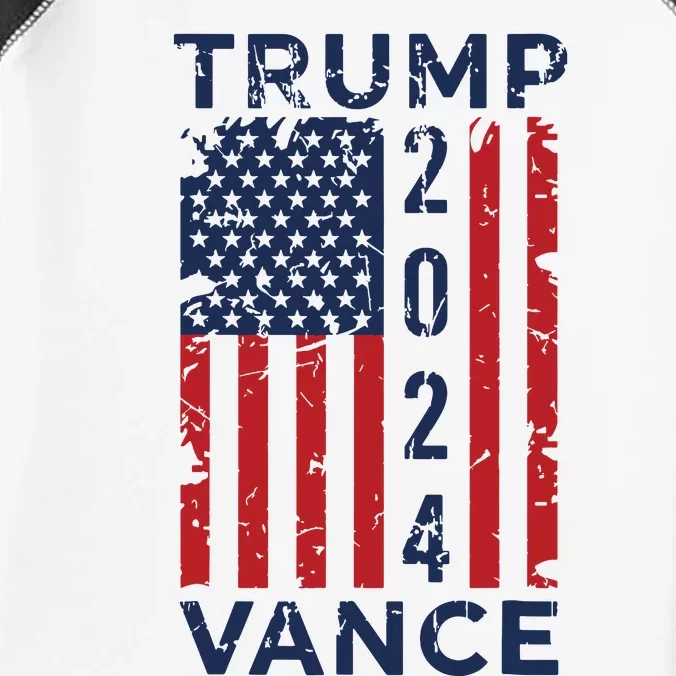 Trump Vance 2024 Us Flag Election President 2024 Infant Baby Jersey Bodysuit