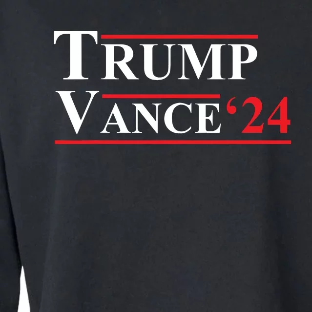 Trump Vance 2024 Vice President Vp Trump 2024 Election Cropped Pullover Crew