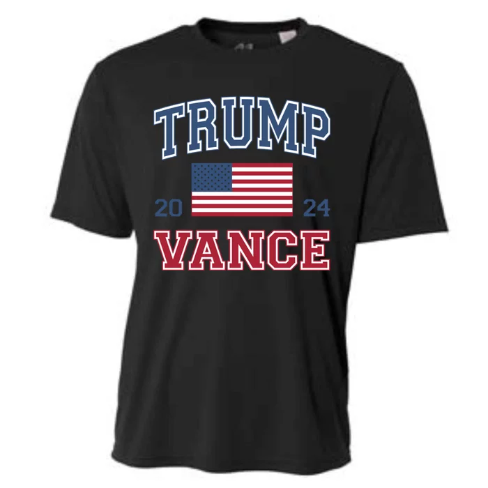 Trump Vance 2024 Donald Trump J.D. Vance For President Cooling Performance Crew T-Shirt