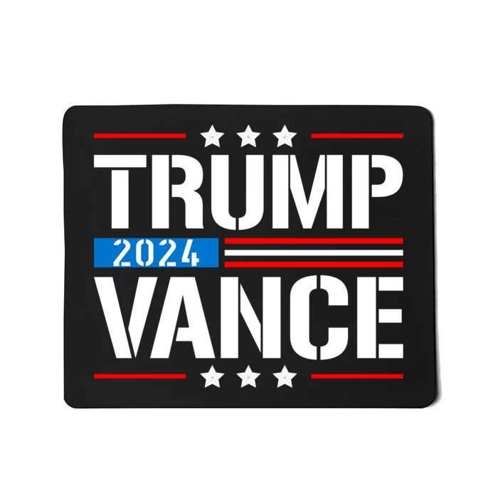 Trump Vance 2024 Vote Trump Retro Vintage Usa Flag Style Mousepad