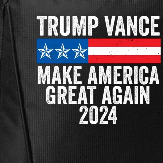 Trump Vance 2024 Make America Great Again City Backpack