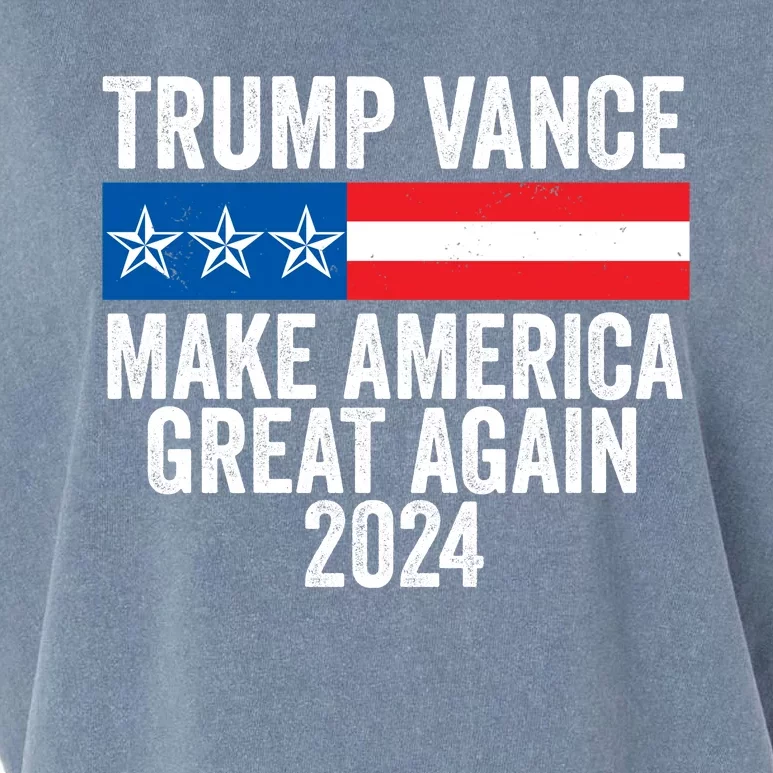 Trump Vance 2024 Make America Great Again Garment-Dyed Women's Muscle Tee