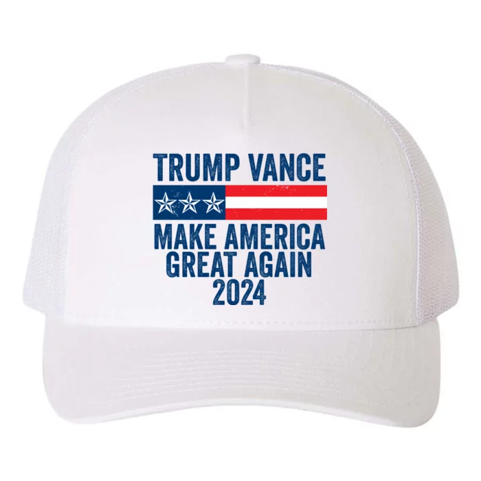 Trump Vance 2024 Make America Great Again Yupoong Adult 5-Panel Trucker Hat