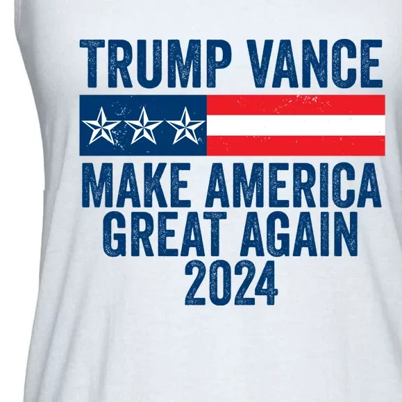 Trump Vance 2024 Make America Great Again Ladies Essential Flowy Tank