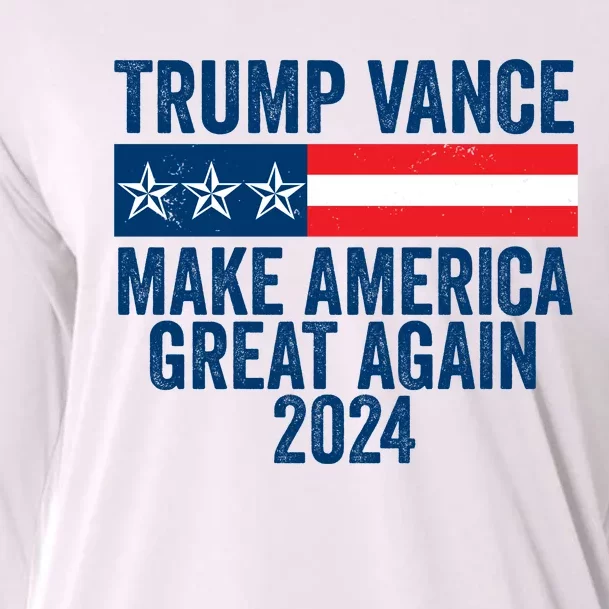 Trump Vance 2024 Make America Great Again Cooling Performance Long Sleeve Crew