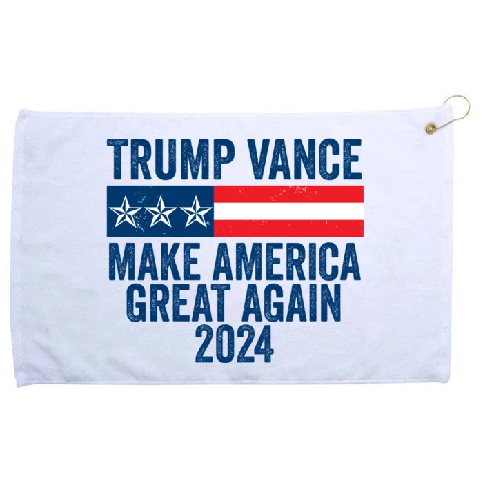 Trump Vance 2024 Make America Great Again Grommeted Golf Towel