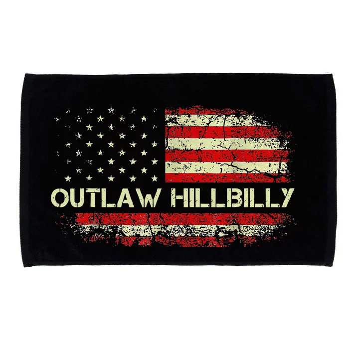 Trump Vance 2024 J.D. Vance Outlaw Hillbilly Gift Microfiber Hand Towel