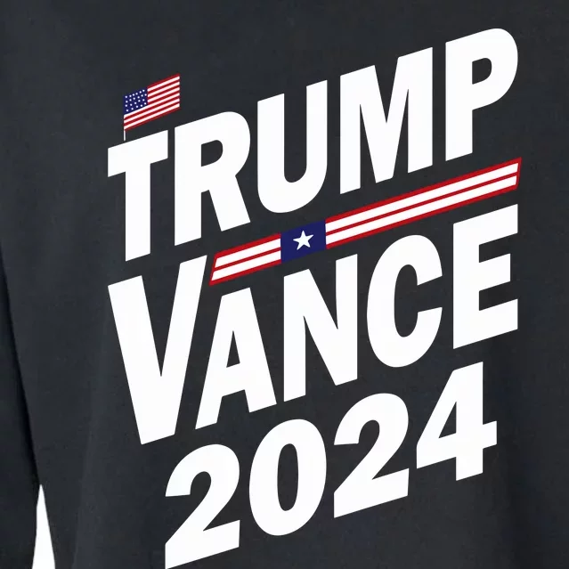 Trump Vance 2024 Cropped Pullover Crew