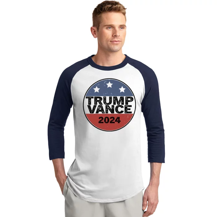 Trump Vance 2024 Vintage Election Baseball Sleeve Shirt