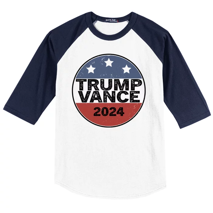 Trump Vance 2024 Vintage Election Baseball Sleeve Shirt