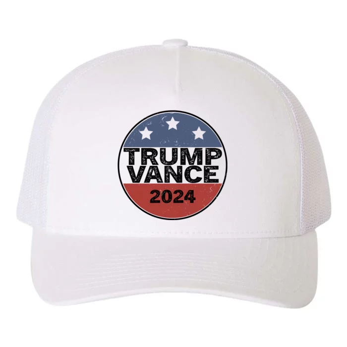 Trump Vance 2024 Vintage Election Yupoong Adult 5-Panel Trucker Hat