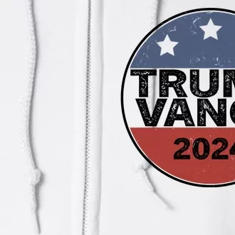 Trump Vance 2024 Vintage Election Full Zip Hoodie