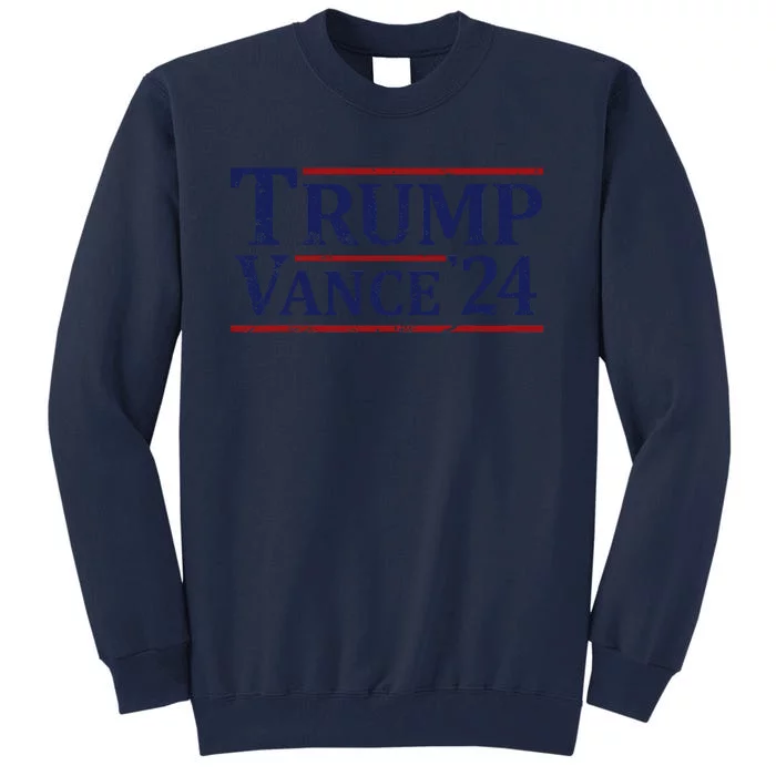 Trump Vance 24 Vintage 2024 Maga Tall Sweatshirt