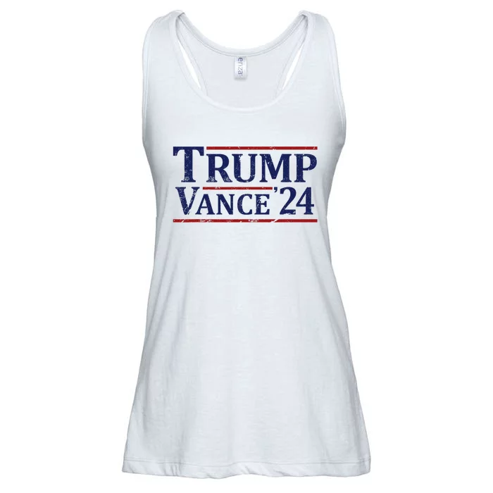 Trump Vance 24 Vintage 2024 Maga Ladies Essential Flowy Tank