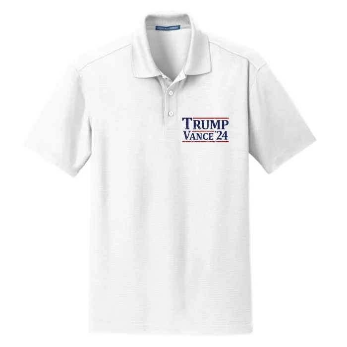 Trump Vance 24 Vintage 2024 Maga Dry Zone Grid Performance Polo