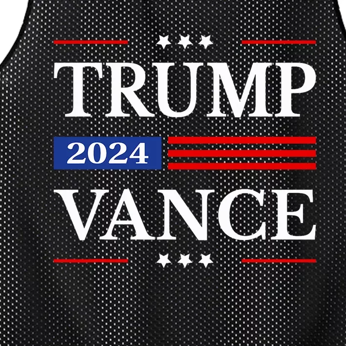 Trump Vance 2024 Donald Trump 2024 President Jd Vance J.D. Mesh Reversible Basketball Jersey Tank