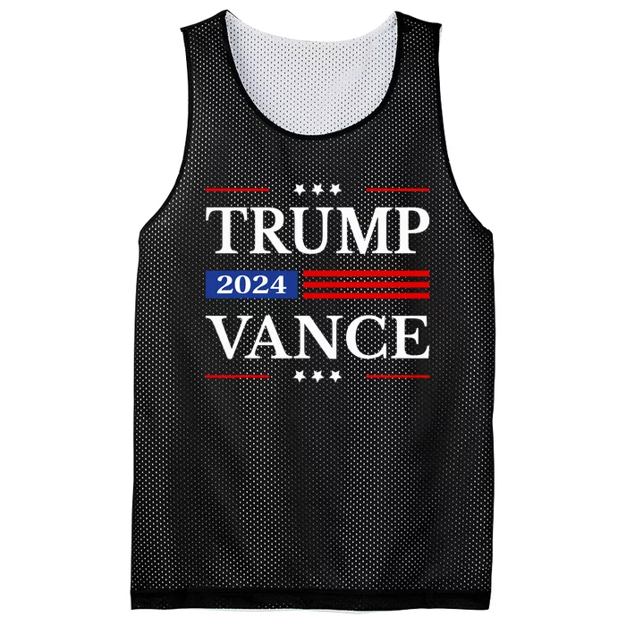 Trump Vance 2024 Donald Trump 2024 President Jd Vance J.D. Mesh Reversible Basketball Jersey Tank