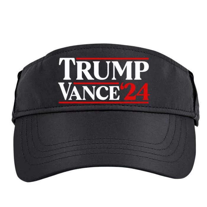 Trump Vance 2024 Donald Trump J.D. Vance For President Adult Drive Performance Visor