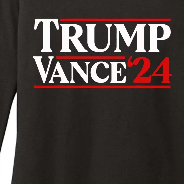 Trump Vance 2024 Donald Trump J.D. Vance For President Womens CVC Long Sleeve Shirt