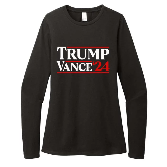 Trump Vance 2024 Donald Trump J.D. Vance For President Womens CVC Long Sleeve Shirt