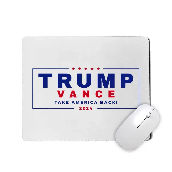 Trump Vance 2024 Donald Trump J.D. Vance For President Mousepad