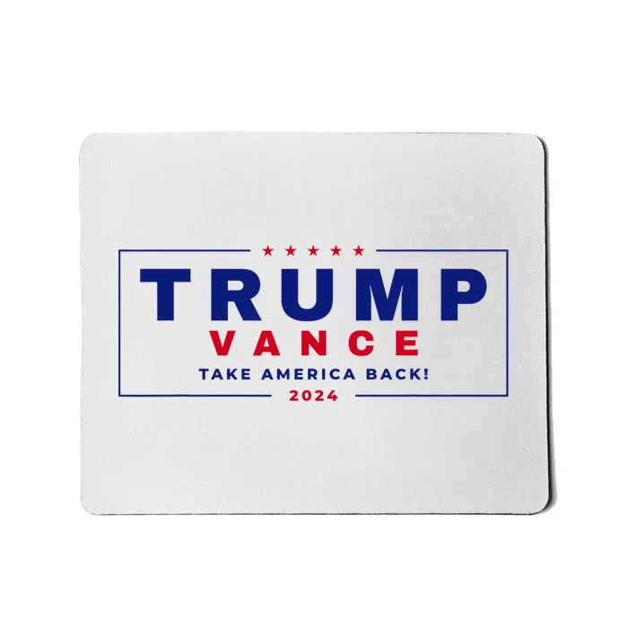 Trump Vance 2024 Donald Trump J.D. Vance For President Mousepad