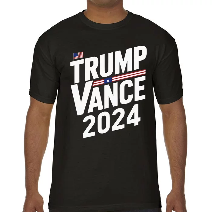 Trump Vance 2024 Donald Trump J.D. Vance For President Comfort Colors T-Shirt