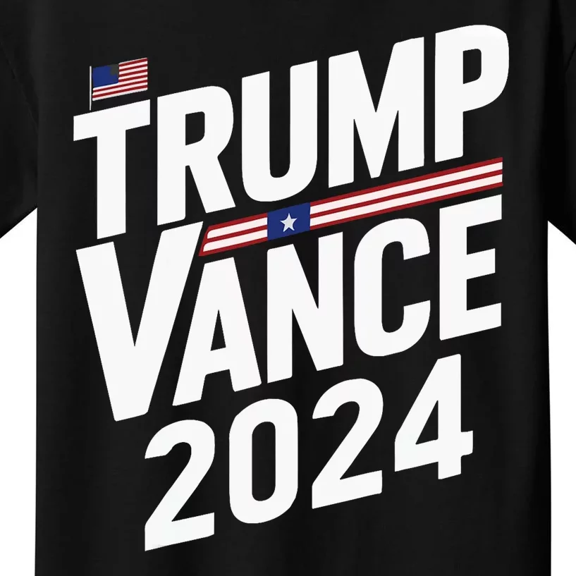 Trump Vance 2024 Donald Trump J.D. Vance For President Kids T-Shirt