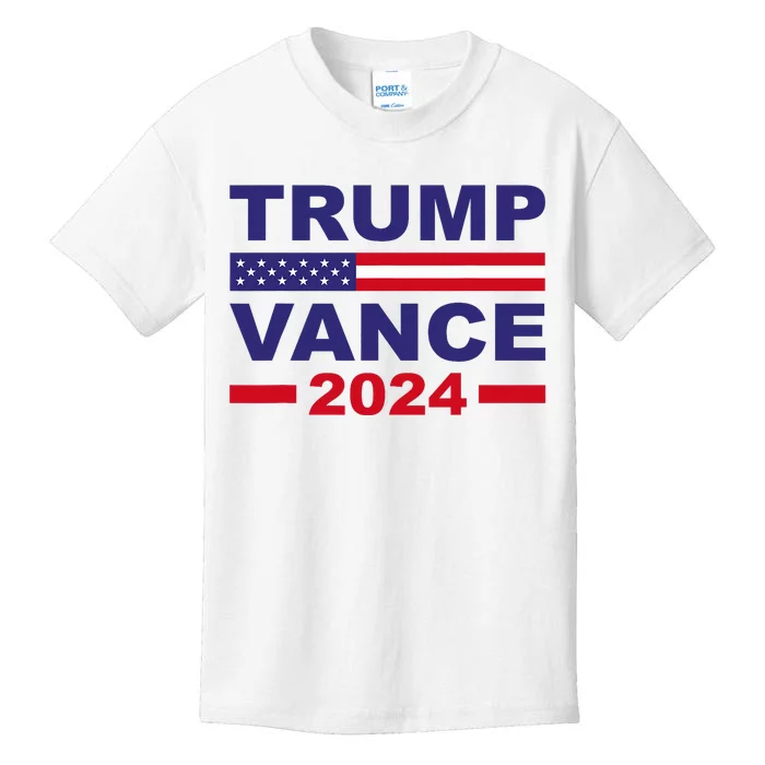 Trump Vance 2024 Donald Trump J.D. Vance For President Kids T-Shirt