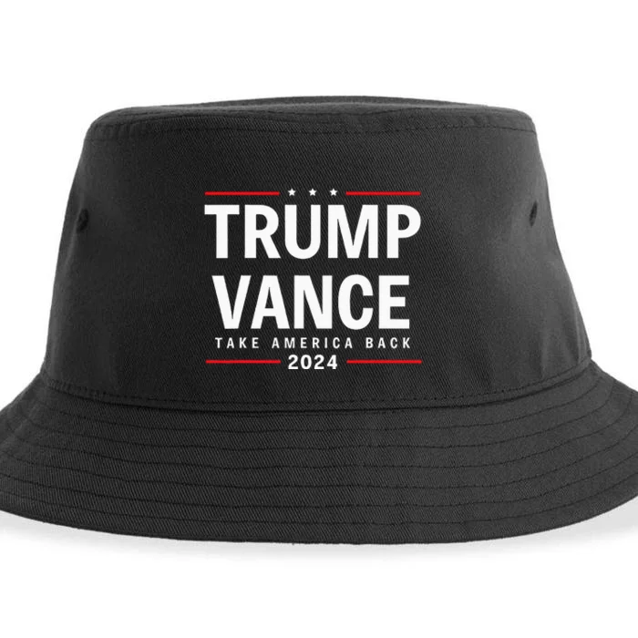 Trump Vance 2024 Vice President 47 America Usa Election Vote Sustainable Bucket Hat