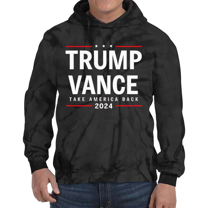 Trump Vance 2024 Vice President 47 America Usa Election Vote Tie Dye Hoodie