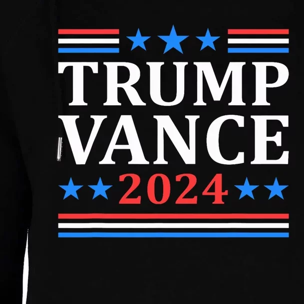 Trump Vance 2024 Donald Trump J.D. Vance For President Womens Funnel Neck Pullover Hood