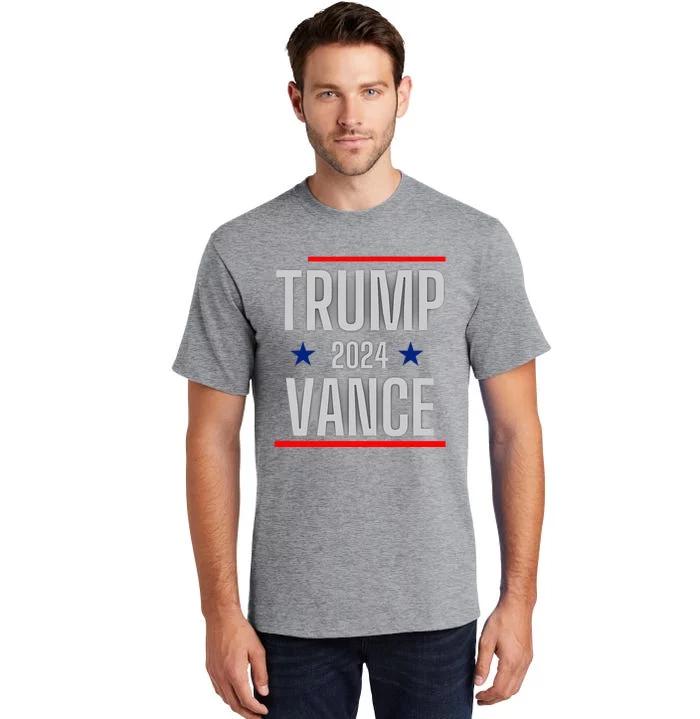 Trump Vance 2024 Presidential Race Tall T-Shirt