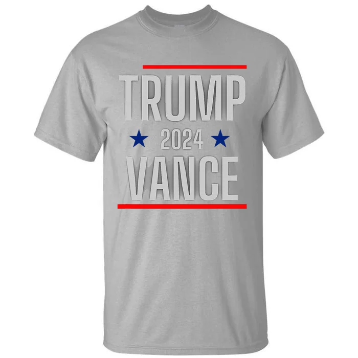 Trump Vance 2024 Presidential Race Tall T-Shirt