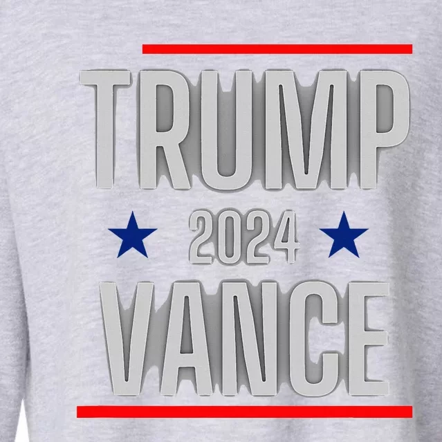 Trump Vance 2024 Presidential Race Cropped Pullover Crew