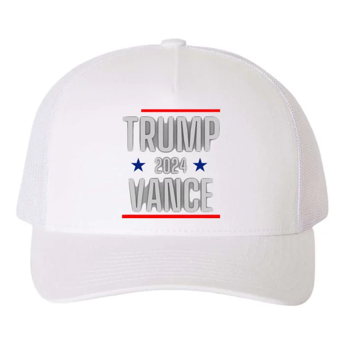 Trump Vance 2024 Presidential Race Yupoong Adult 5-Panel Trucker Hat