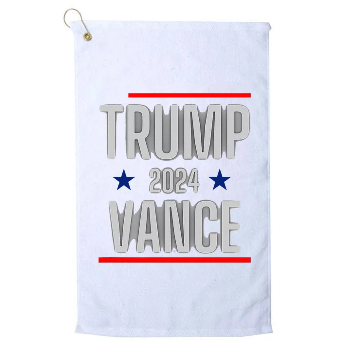 Trump Vance 2024 Presidential Race Platinum Collection Golf Towel