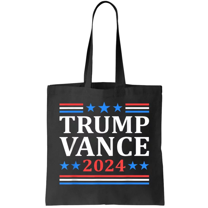 Trump Vance 2024 For President Vp Usa Election Patriotic Tote Bag