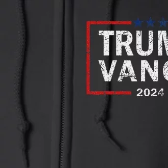 Trump Vance 2024 America Election Campaign Full Zip Hoodie