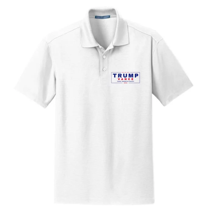 Trump Vance 2024 Dry Zone Grid Performance Polo