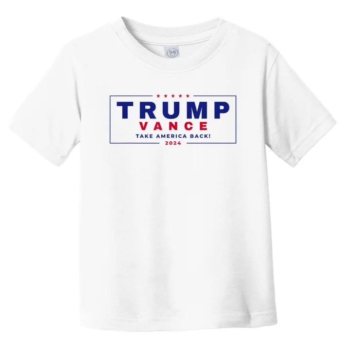 Trump Vance 2024 Toddler T-Shirt