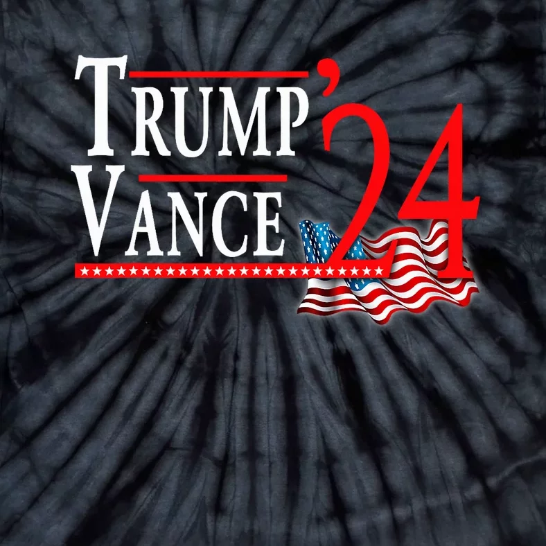 Trump Vance 2024 Donald Trump J.D. Vance For President Tie-Dye T-Shirt