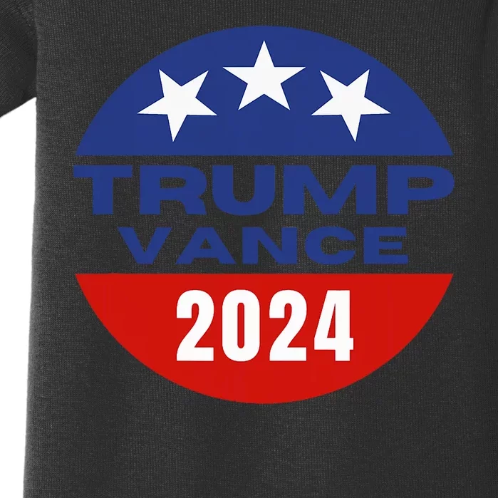 Trump Vance 2024 President Vote Usa Election Maga Baby Bodysuit