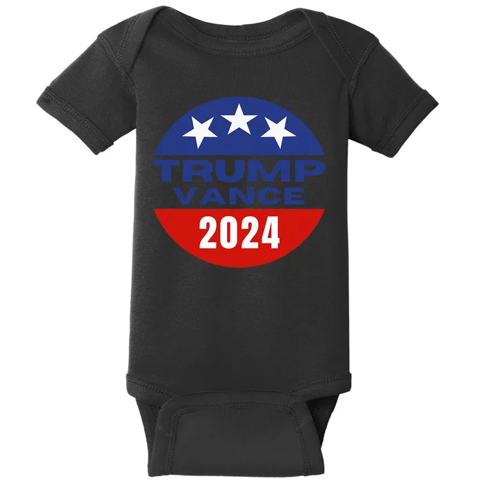 Trump Vance 2024 President Vote Usa Election Maga Baby Bodysuit