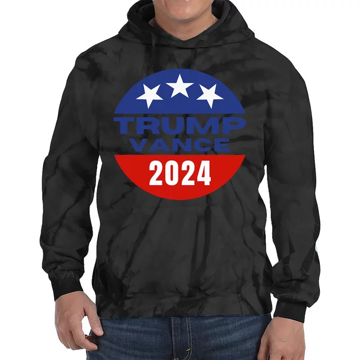 Trump Vance 2024 President Vote Usa Election Maga Tie Dye Hoodie